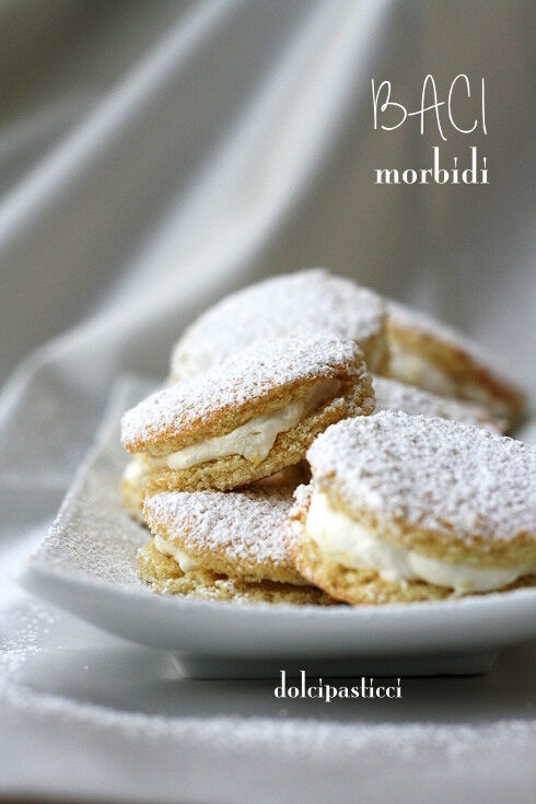 Baci soffici con la panna