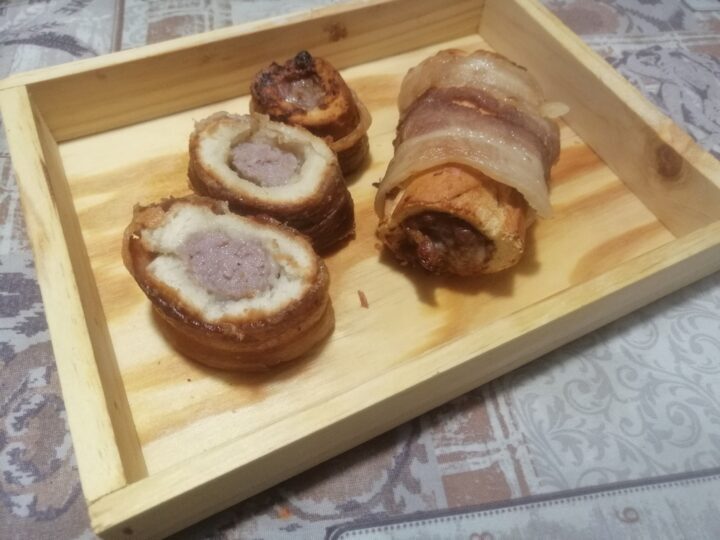 Baguette farcite con salsiccia