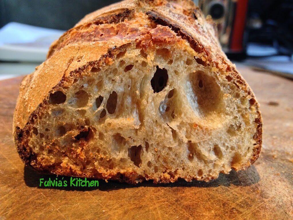 Baguette multicereali con pasta madre a lenta lievitazione