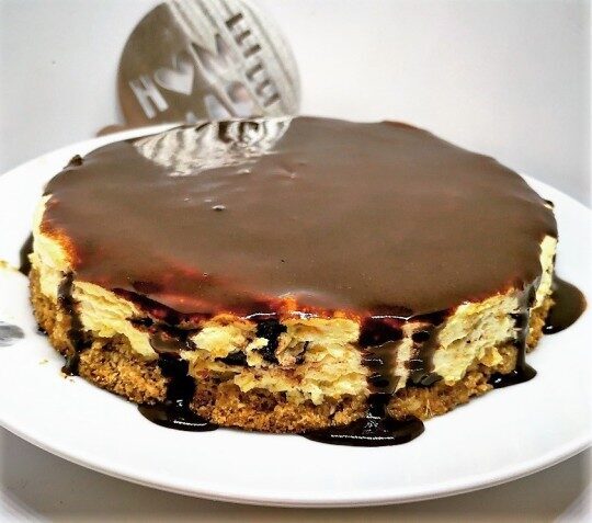 Baked orange cheescake
