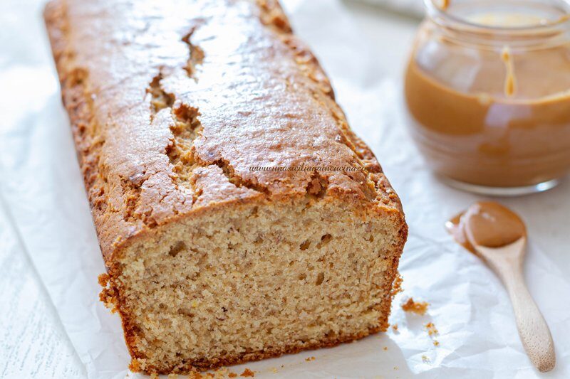 Banana bread al burro di arachidi
