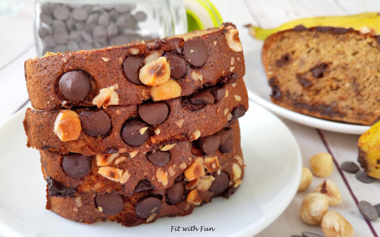 Banana bread alle nocciole vegan e senza glutine