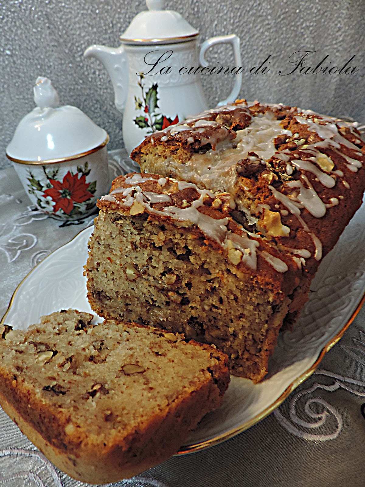 Banana bread con yogurt e noci (senza burro)