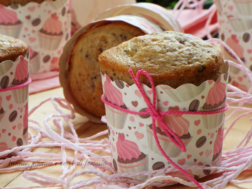 Banana bread cupcake