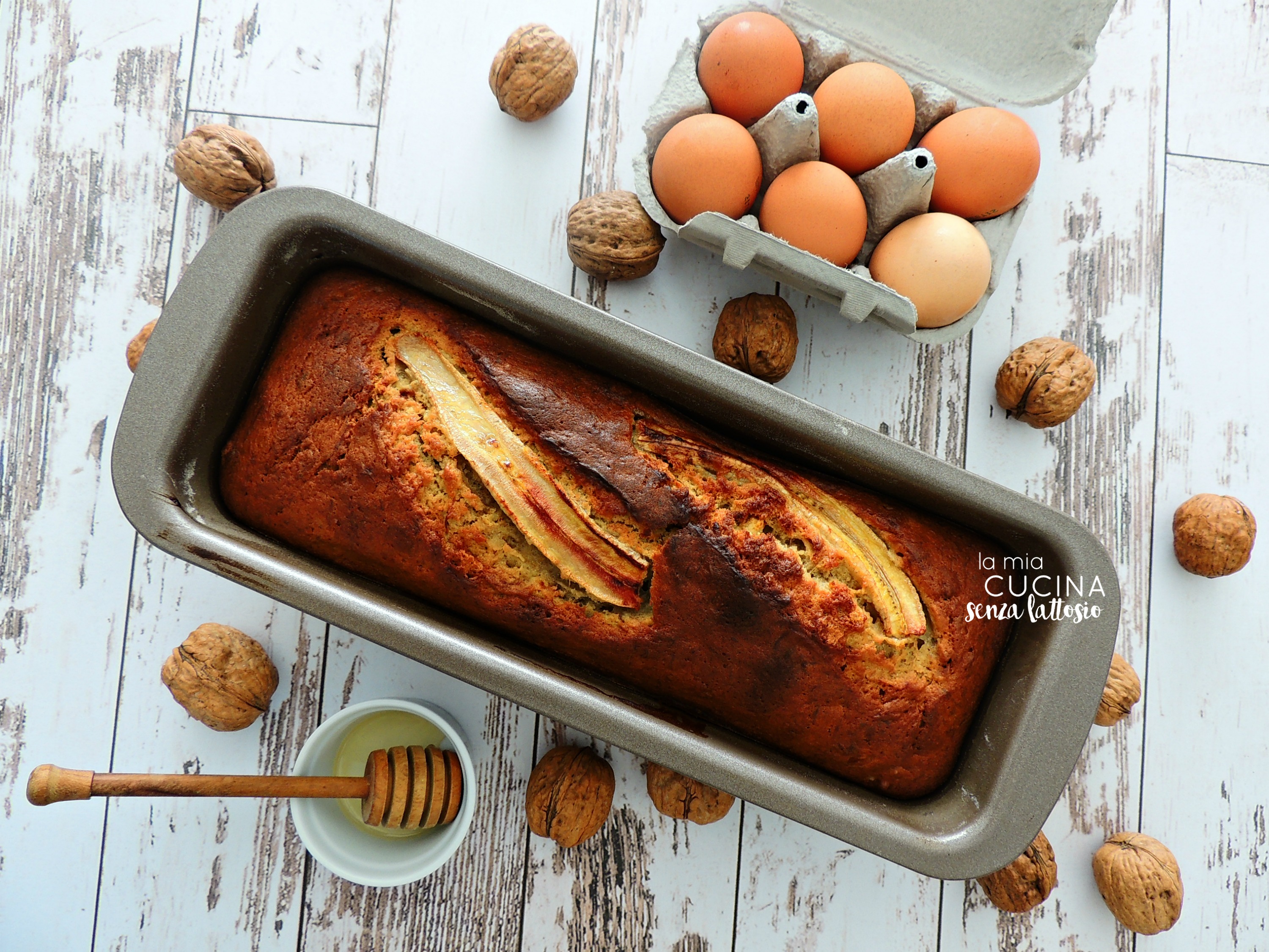 Banana bread senza lattosio