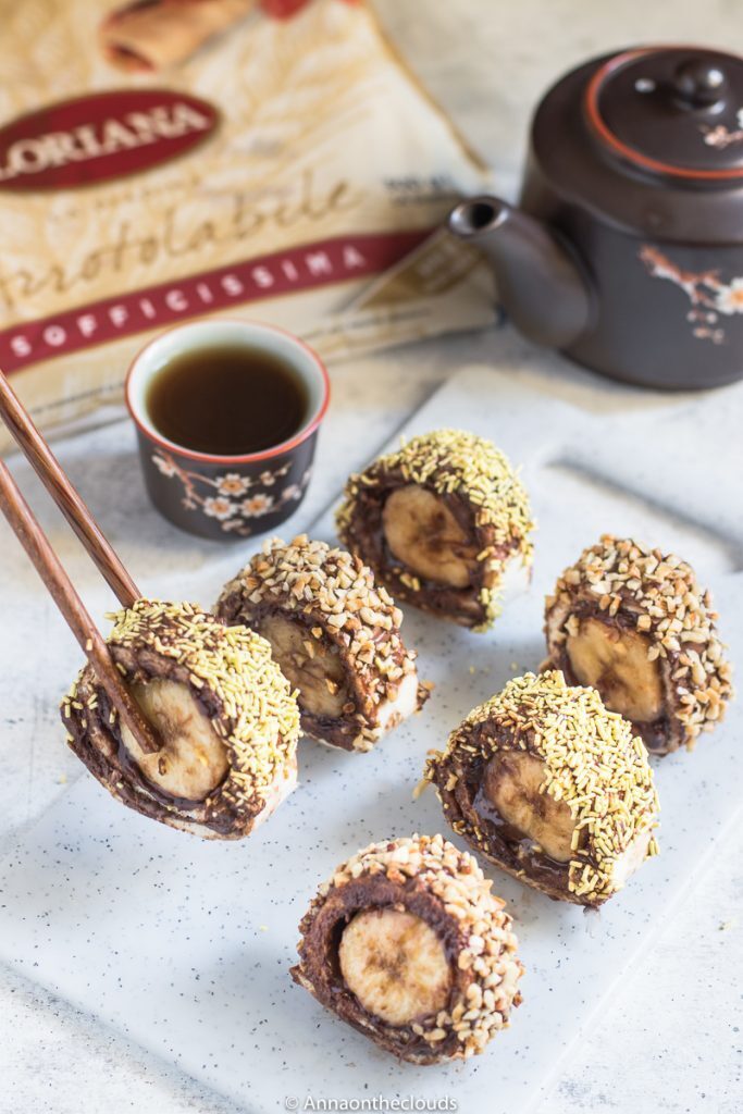 Banana sushi roll: sushi dolce di banana