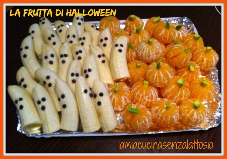Banane fantasma e zucche di mandarino, ricette di halloween