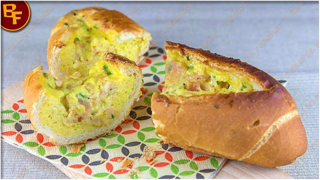 Barchette di pane ripiene