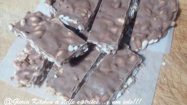 Barrette al cioccolato e riso soffiato di gloria kitchenusa