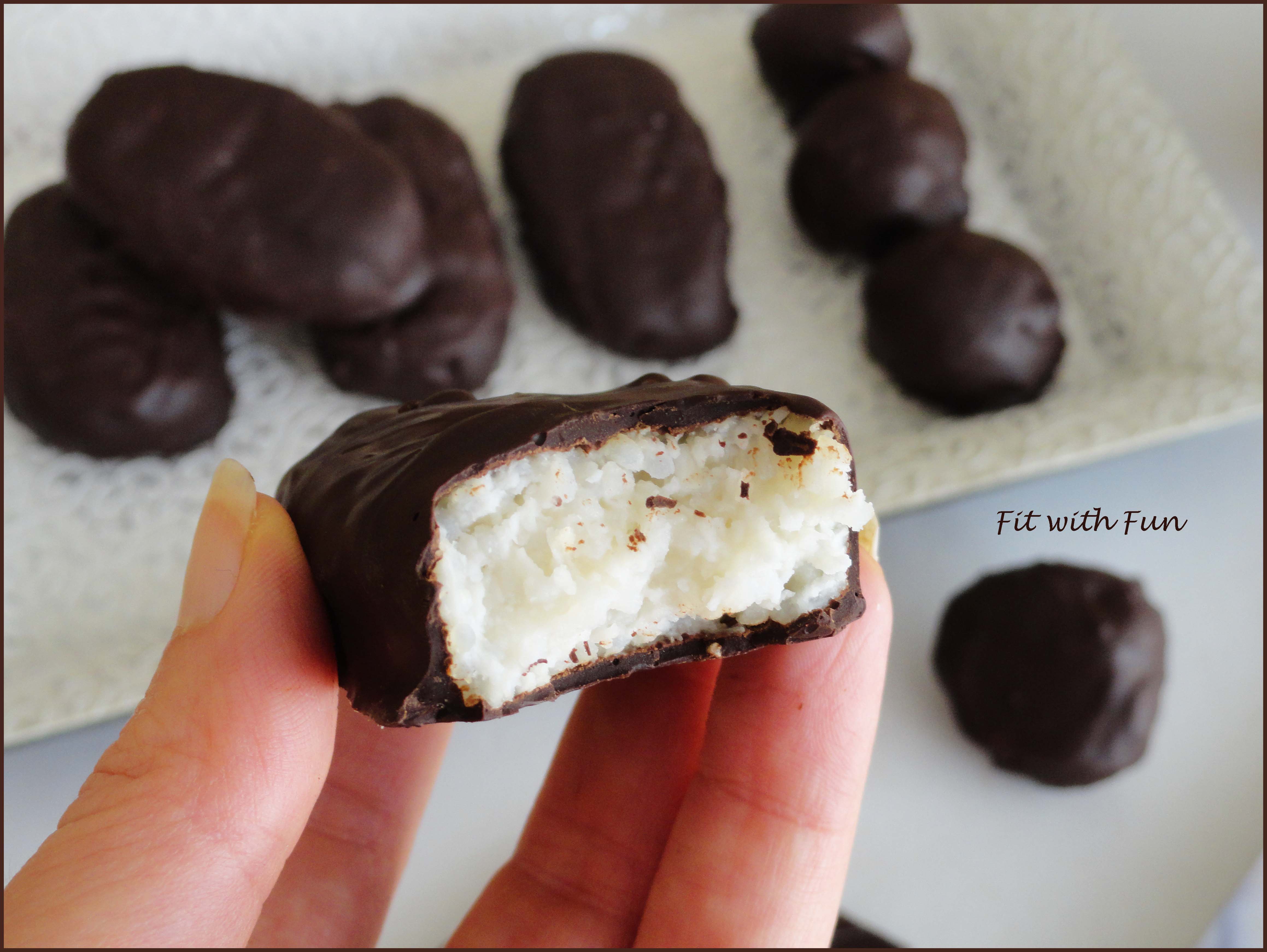 Barrette bounty fatte in casa vegan e gluten free