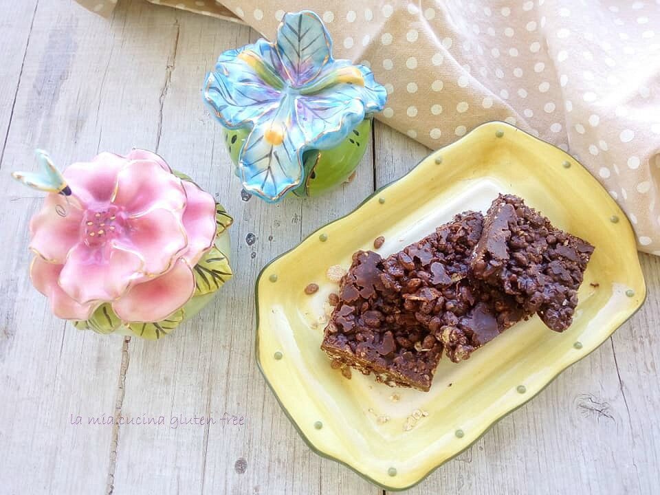 Barrette di cereali senza glutine
