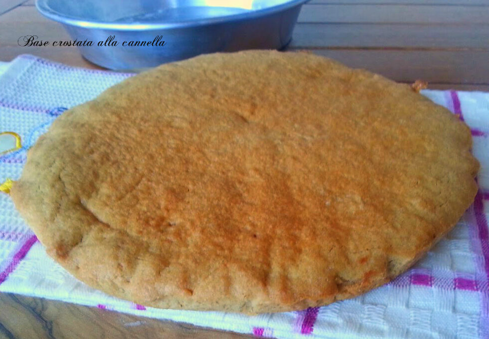Base crostata alla cannella bimby