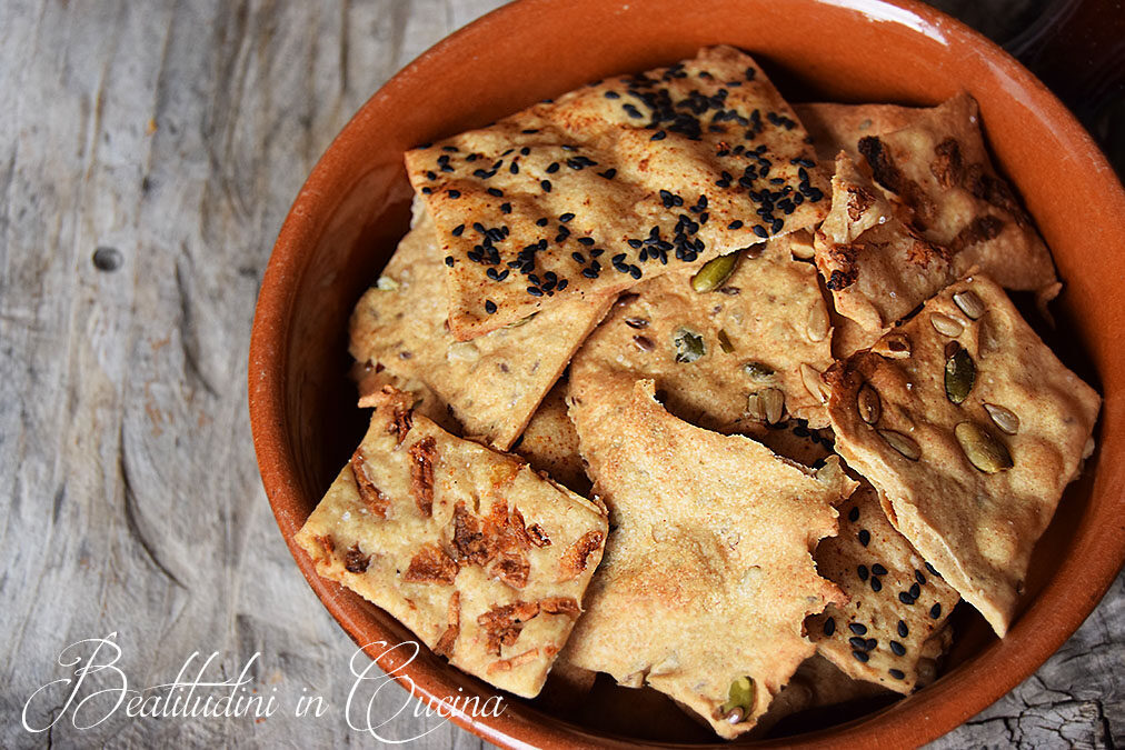 Base per crackers senza lievito