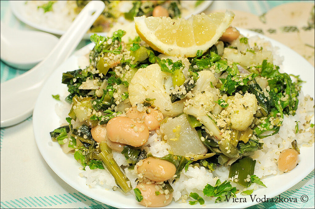 Basmati con le verdure dell’orto invernale