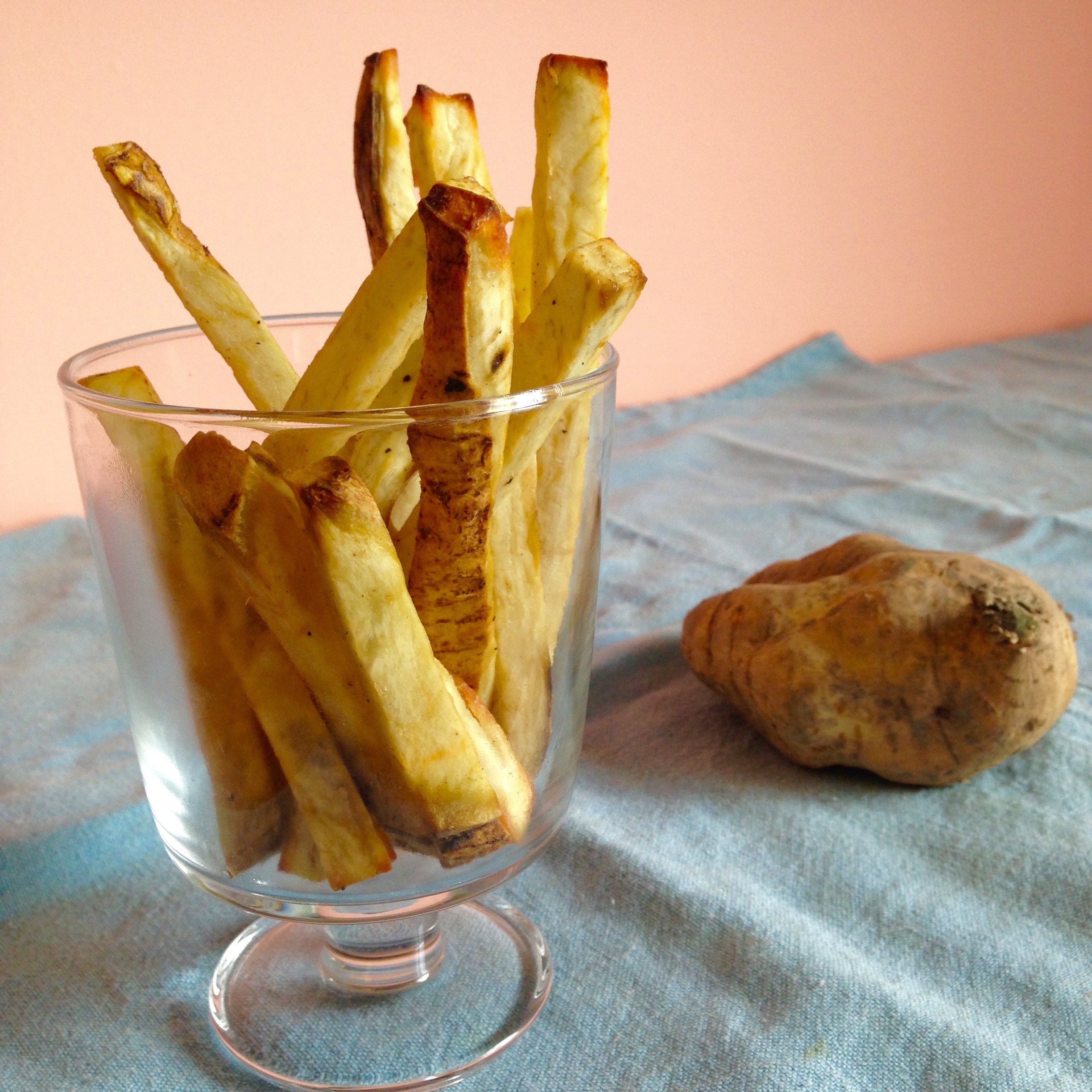 Bastoncini di patate dolci americane