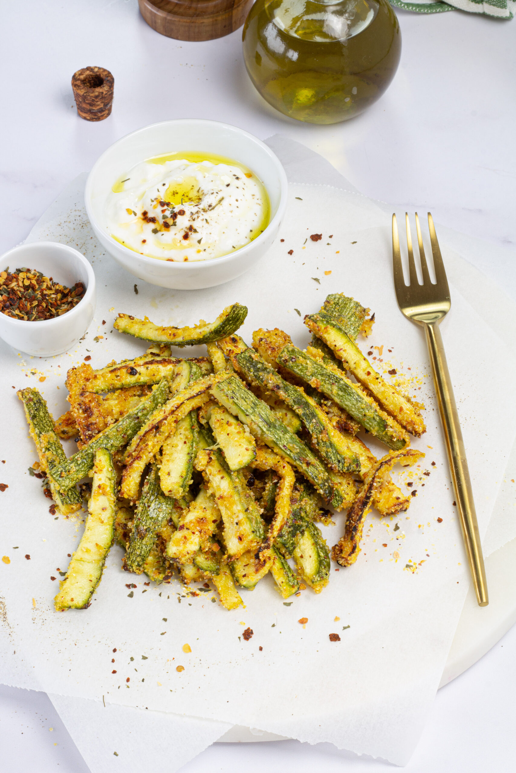 Bastoncini di zucchine croccanti