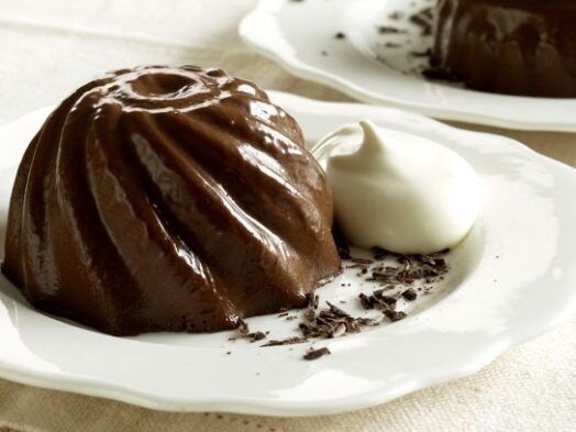 Bavarese al cioccolato fondente