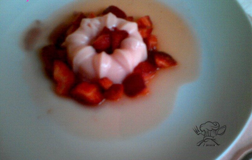 Bavarese alla fragola