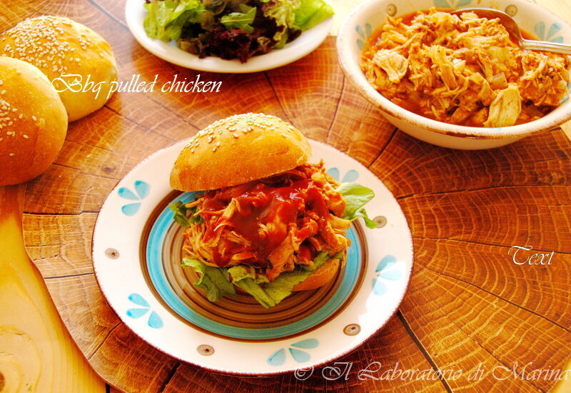 Bbq pulled chicken alla slow cooker