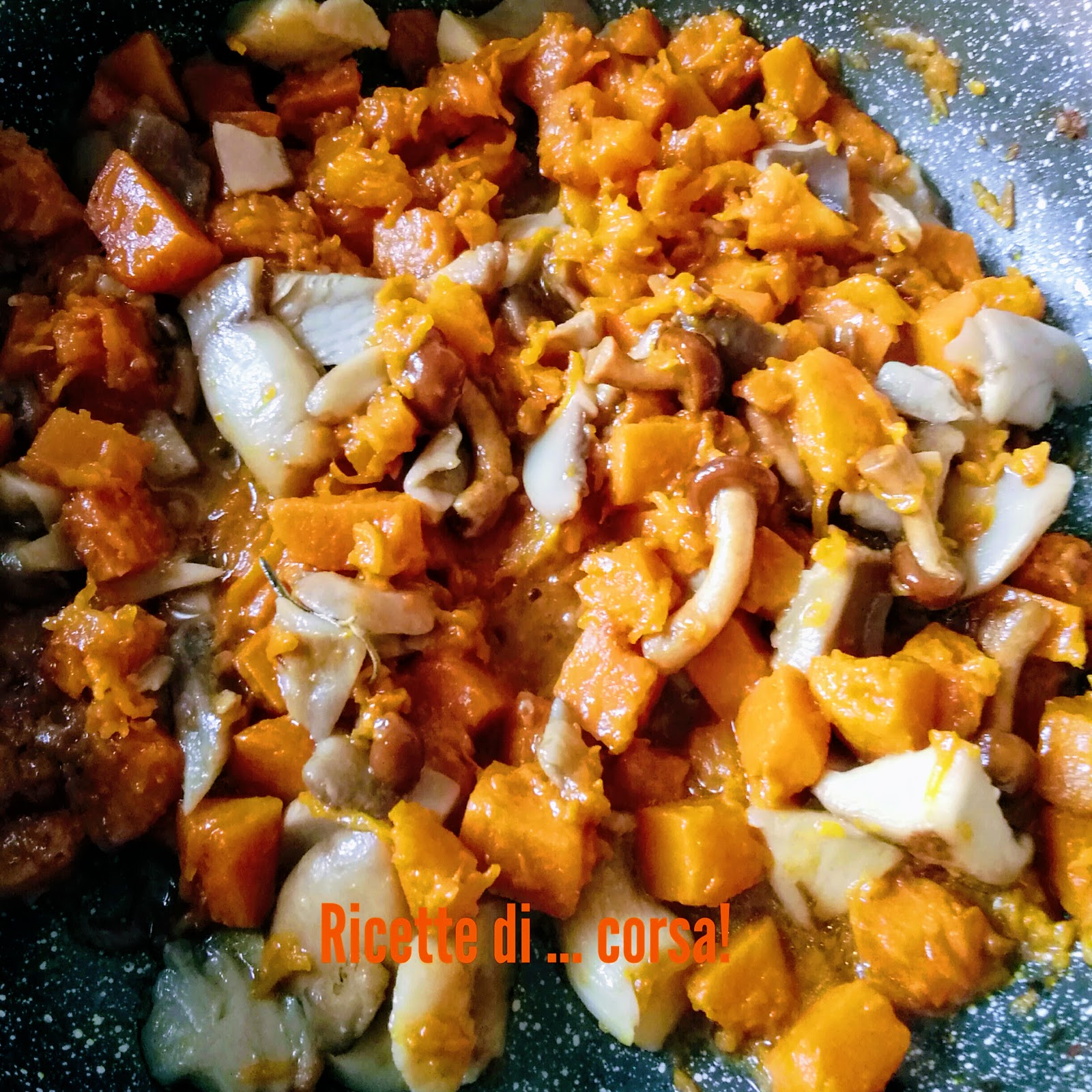 Benvenuto autunno con la zucca e i funghi!