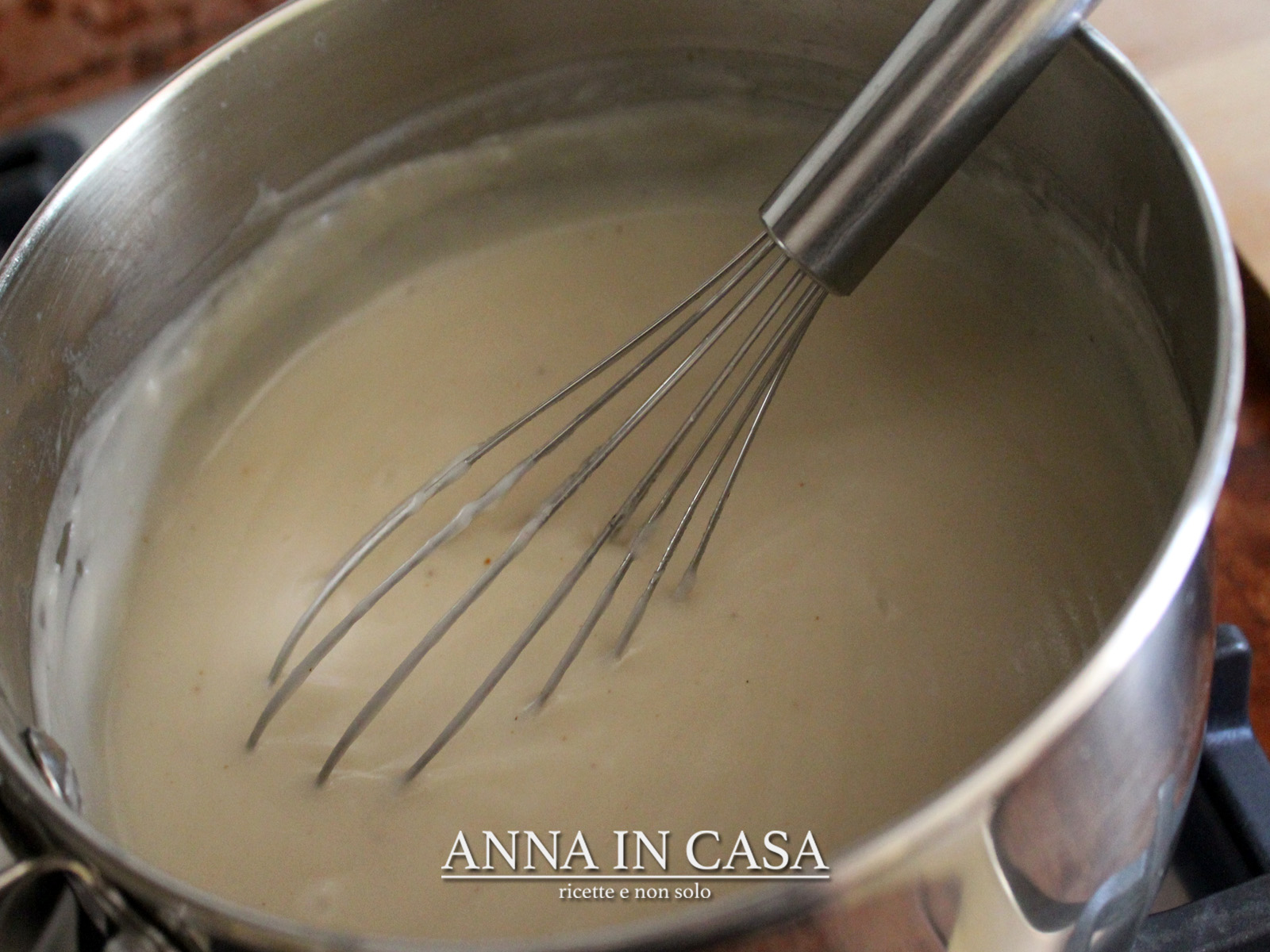 Besciamella con latte di riso