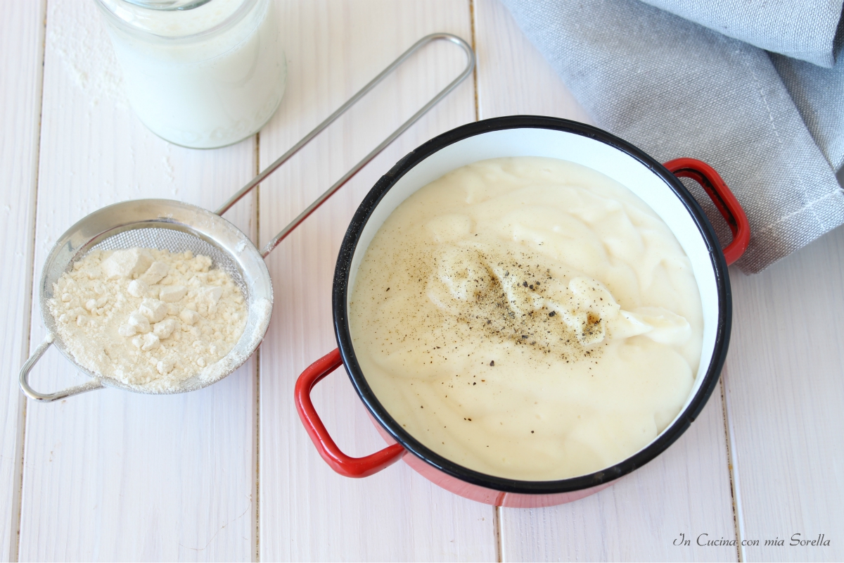 Besciamella leggera – ricetta base