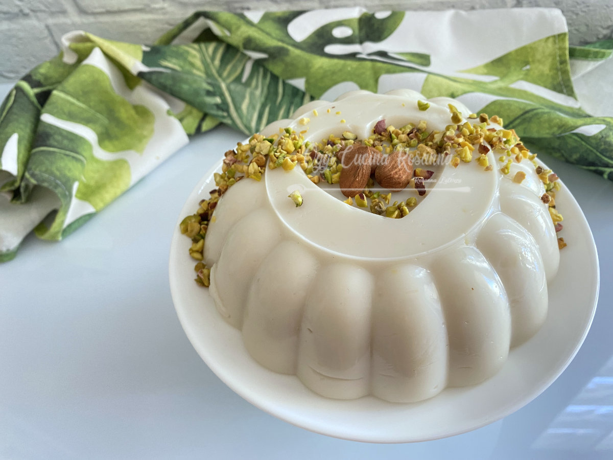 Bianco mangiare al latte di mandorla – con versione Bimby
