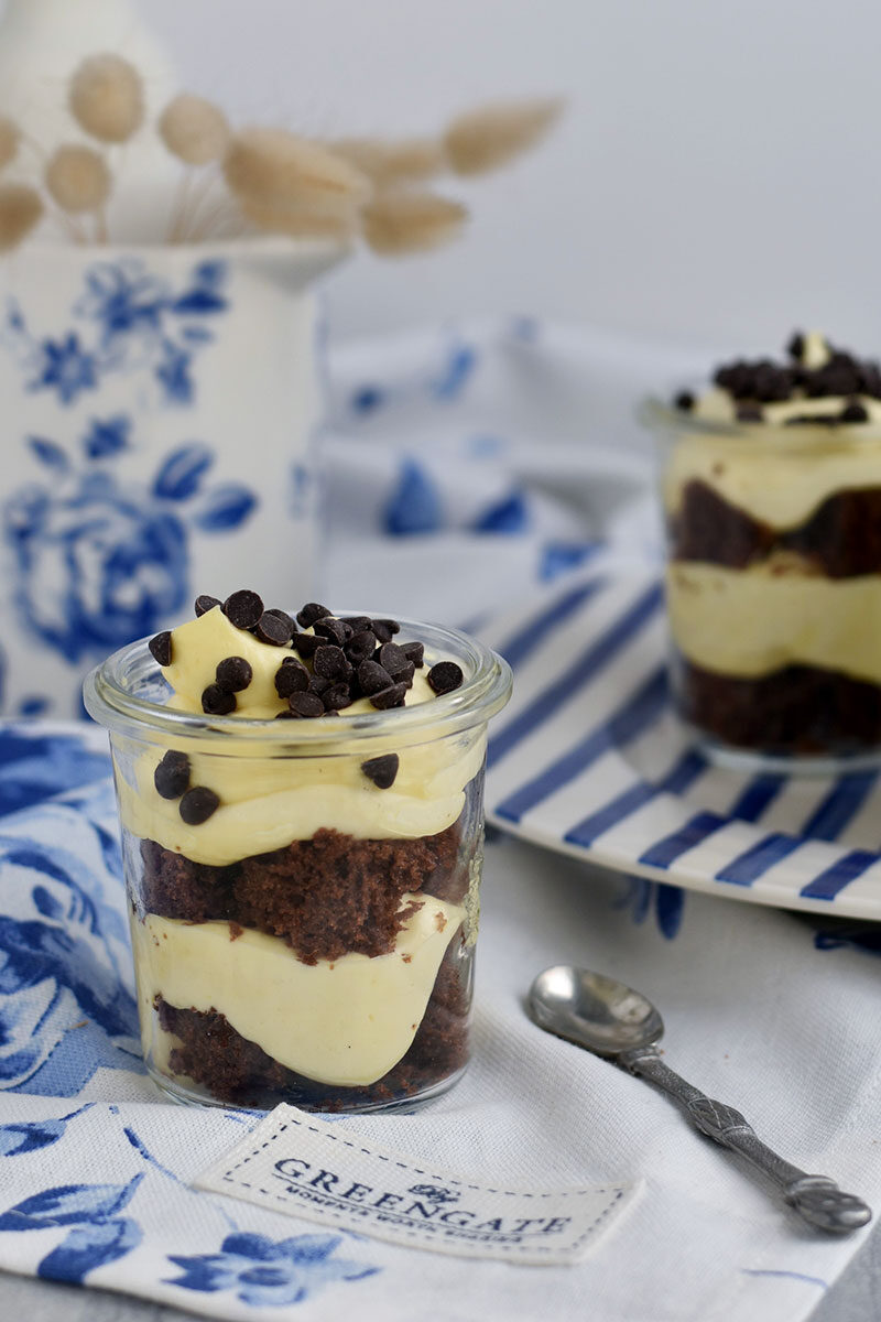 Bicchierini di crema al mascarpone