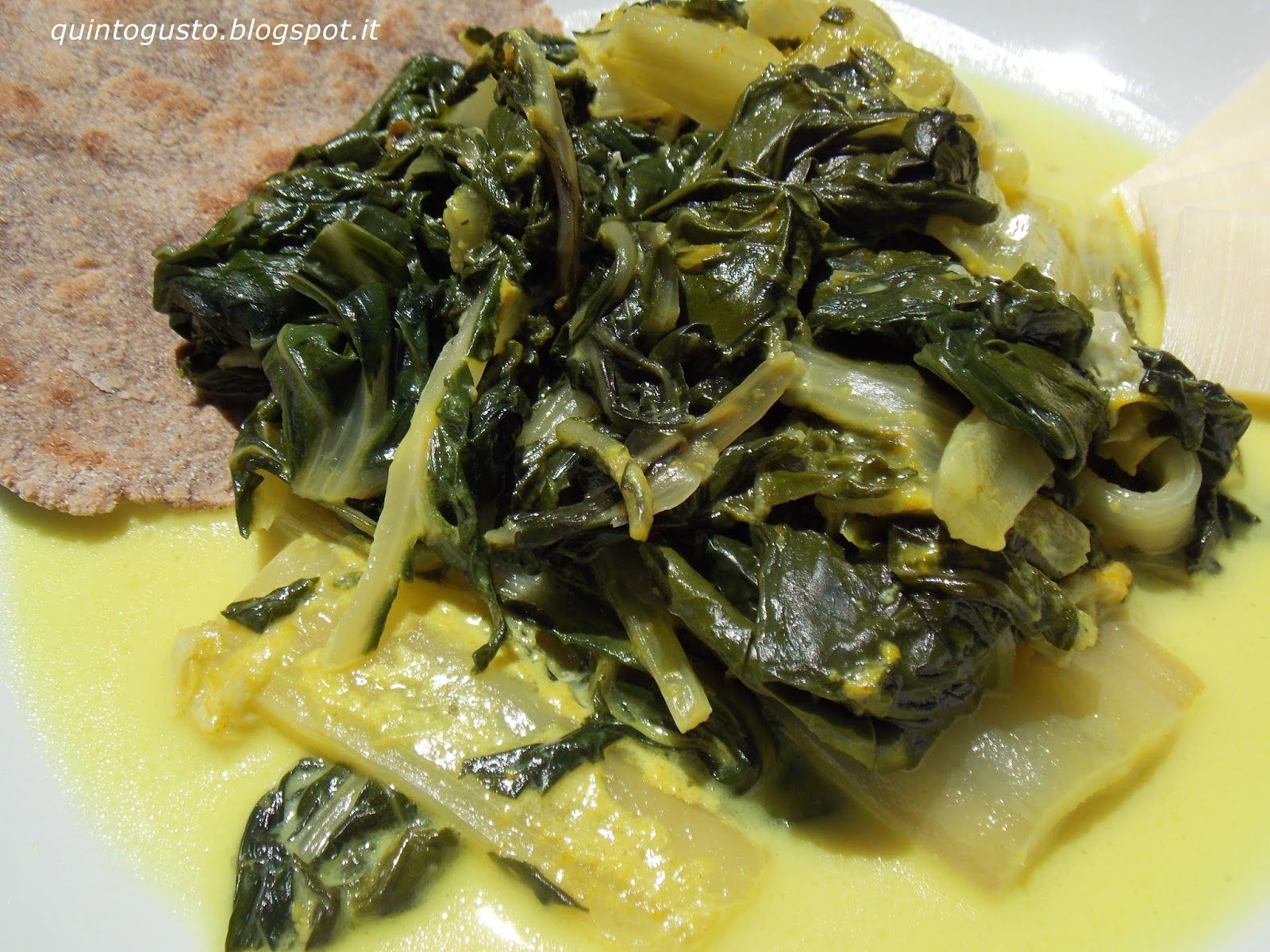 Bietole saltate con formaggio