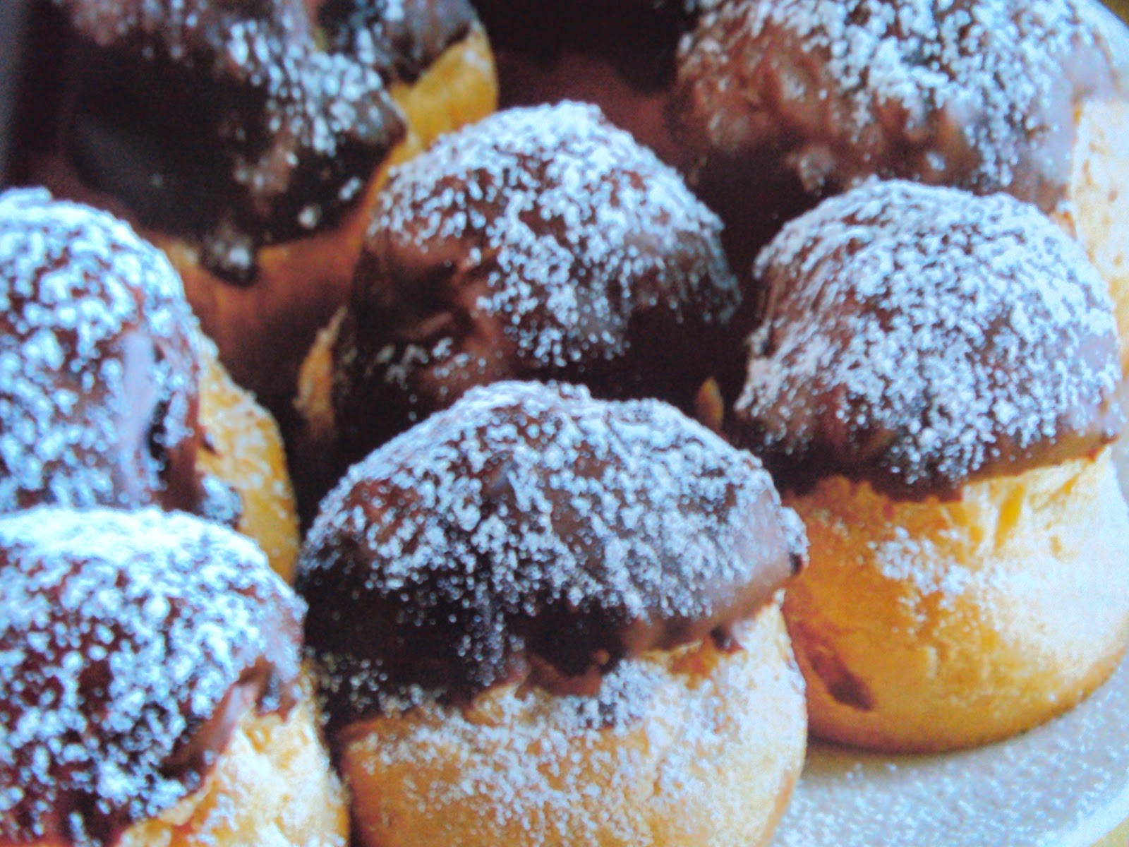 Bignè al cioccolato