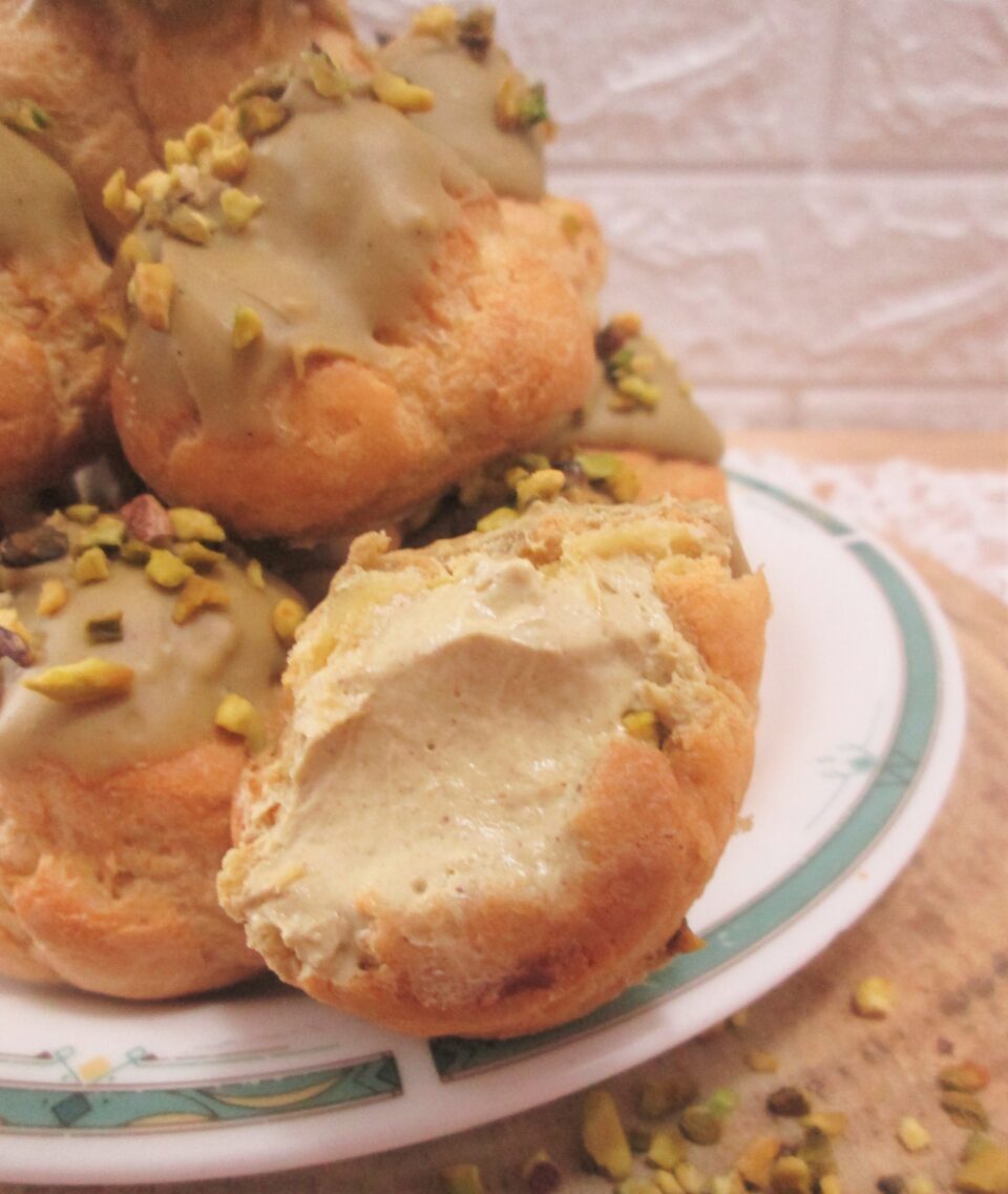 Bignè al pistacchio