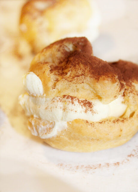 Bignè alla crema di mascarpone