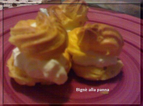Bignè alla panna