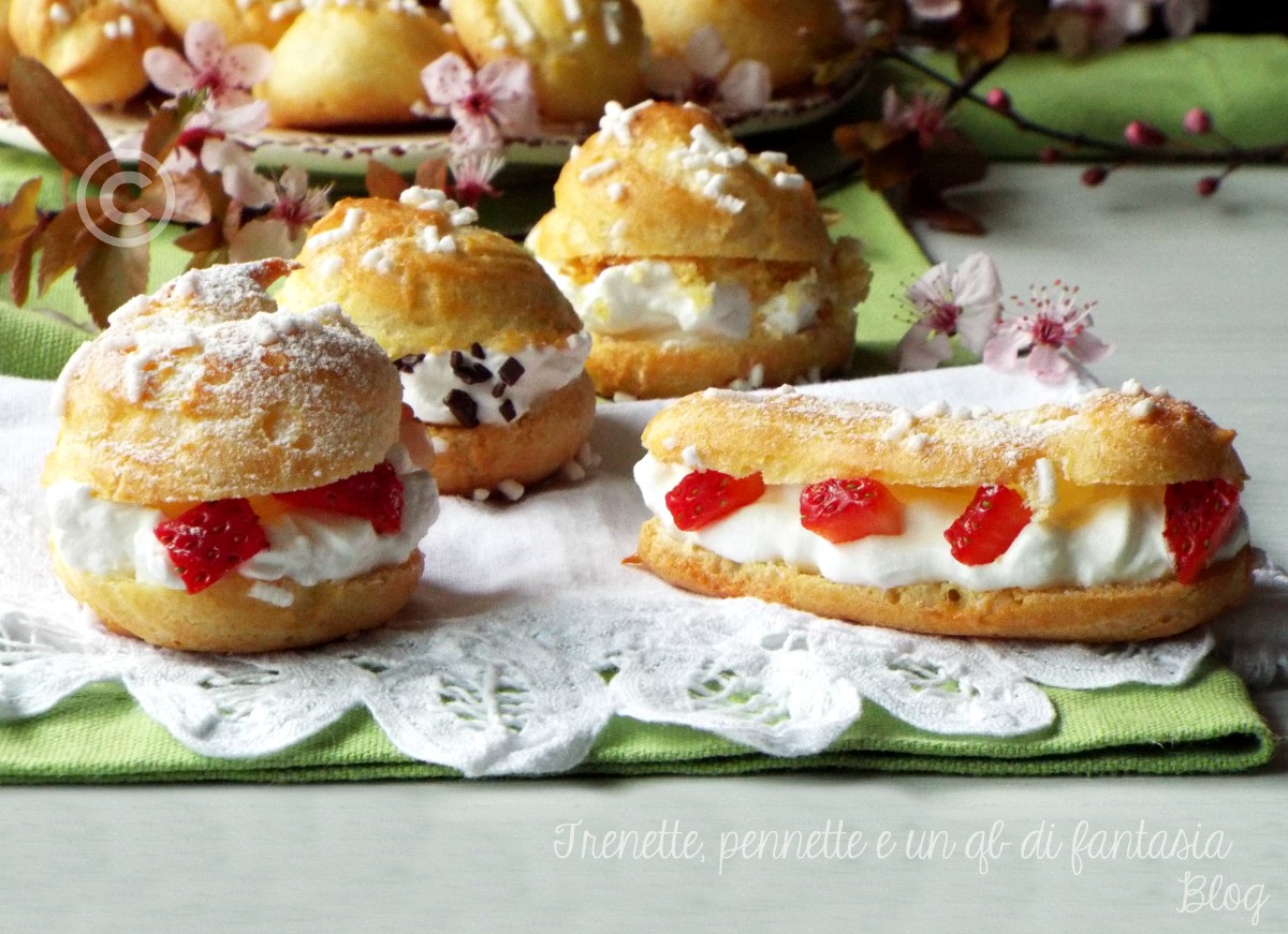Bignè con panna