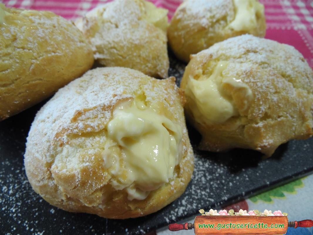 Bignè di san giuseppe al forno