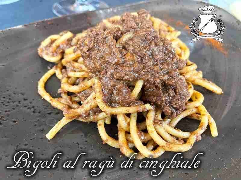 Bigoli al ragù di cinghiale