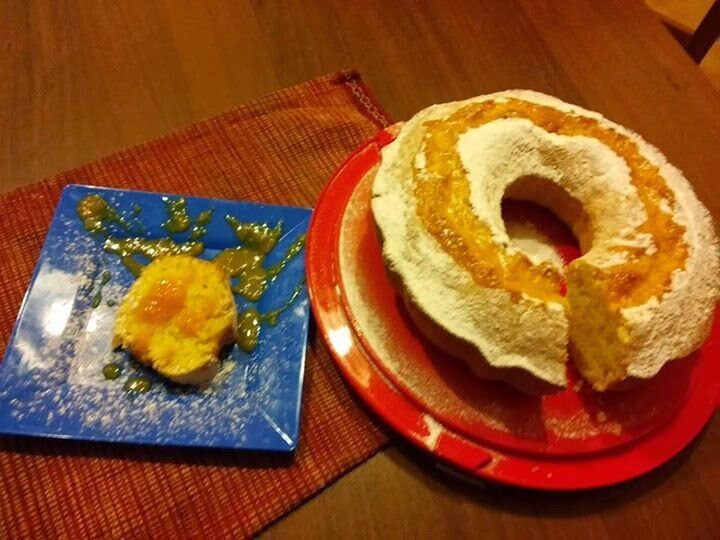 Bimby, ciambella con salsa all’arancia