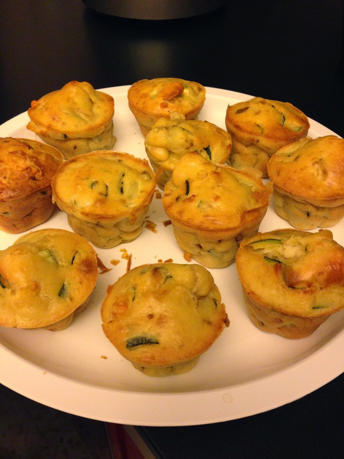 Bimby, muffin salati con zucchine e salmone