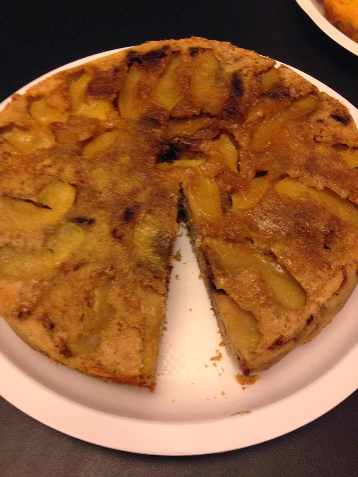 Bimby, torta rovesciata di mele e nutella