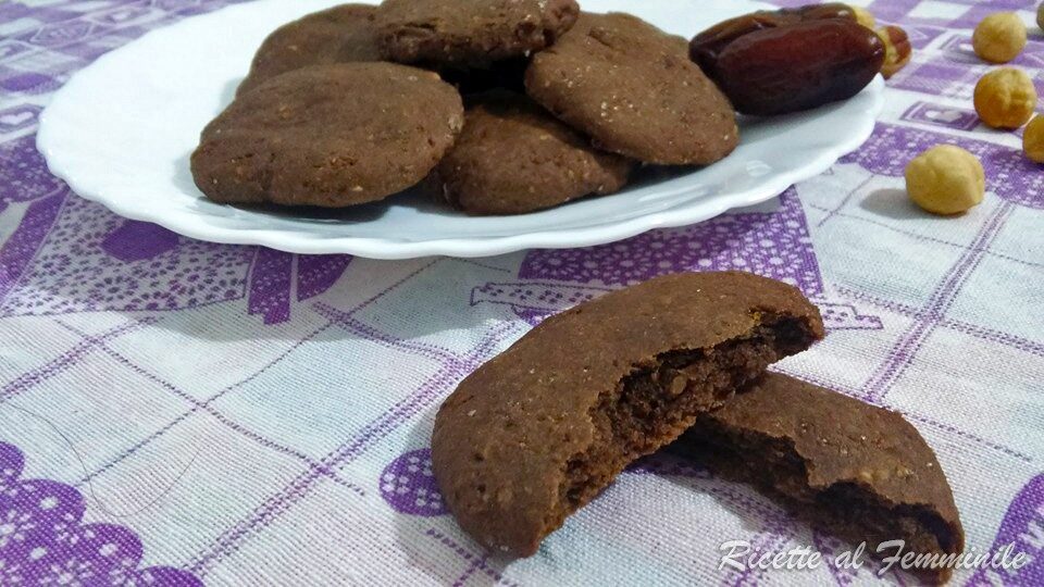 Biscotti ai datteri: senza zucchero, glutine, lattosio e uova