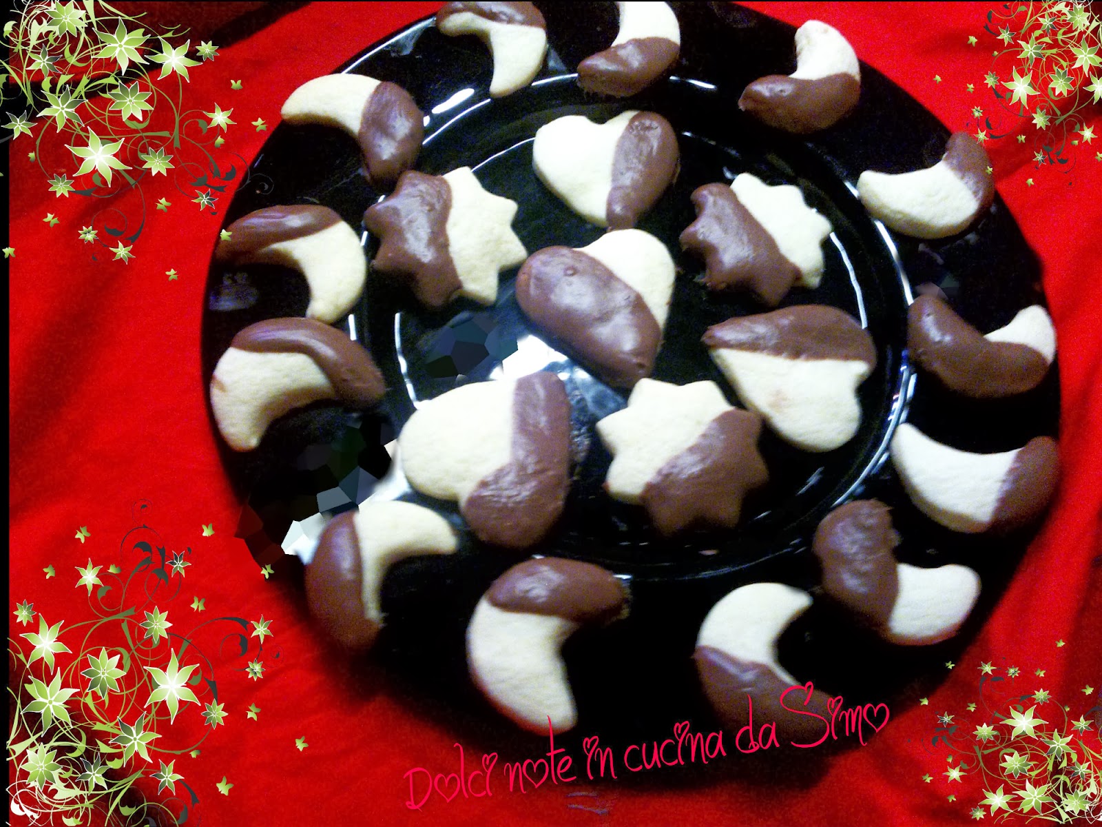 Biscotti al burro ricoperti con cioccolato al latte