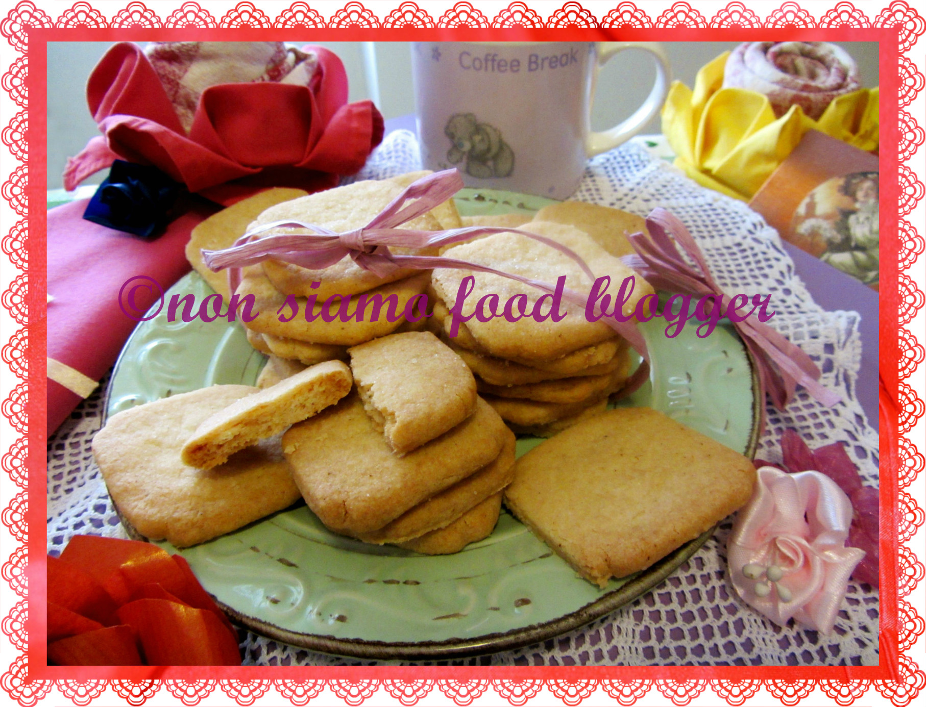 Biscotti al burro senza uova, latte e lievito