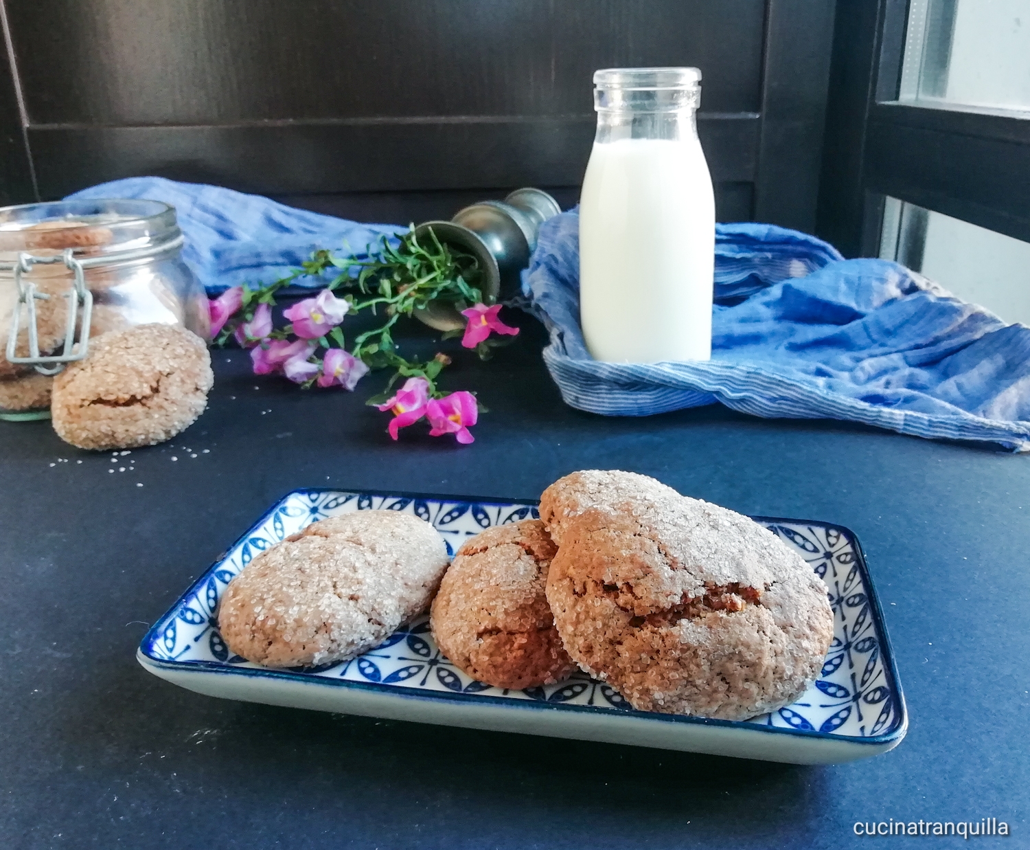 Biscotti al cacao da inzuppo