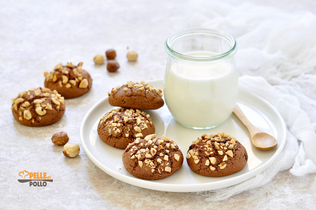 Biscotti al cacao e nocciole