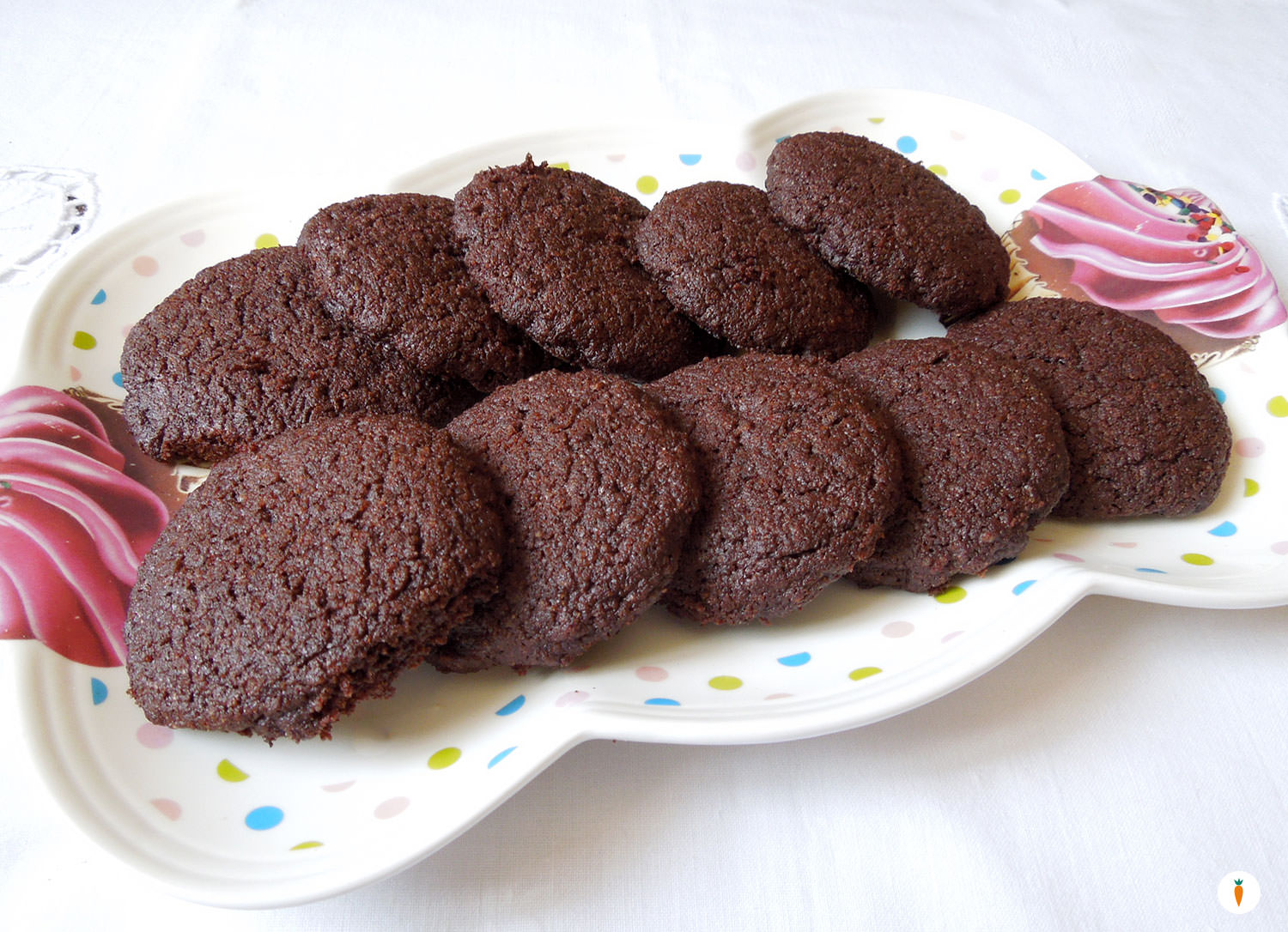 Biscotti al cacao senza burro velocissimi