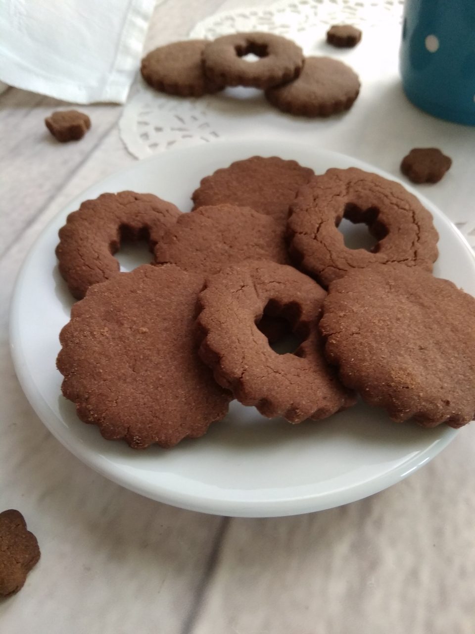 Biscotti al cacao senza glutine