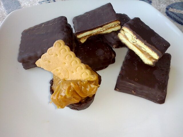 Biscotti al caramello mou