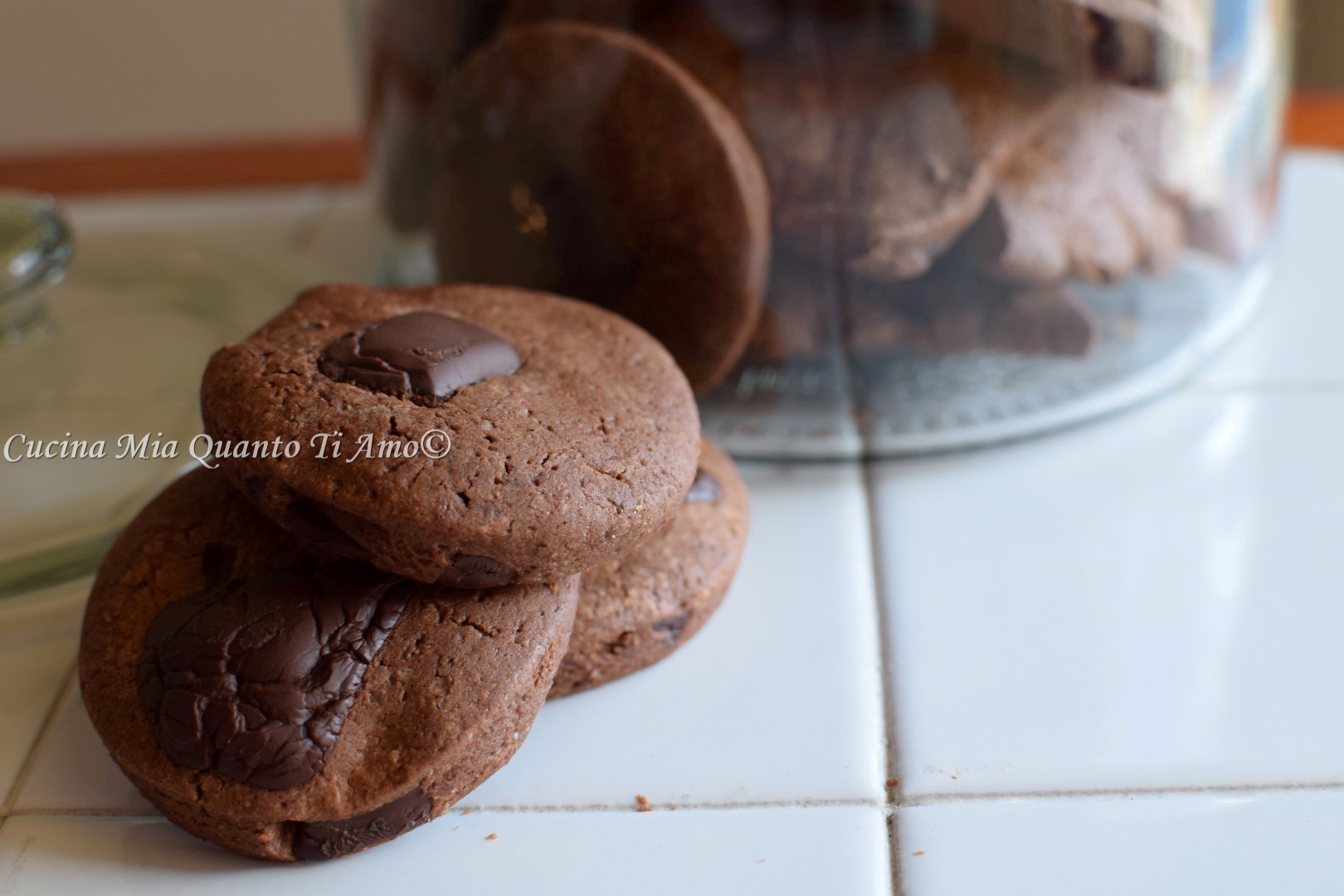 Biscotti al cioccolato senza lattosio e senza glutine di benedetta rossi