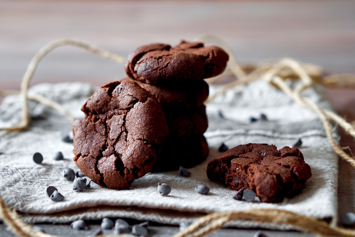 Biscotti al doppio cioccolato