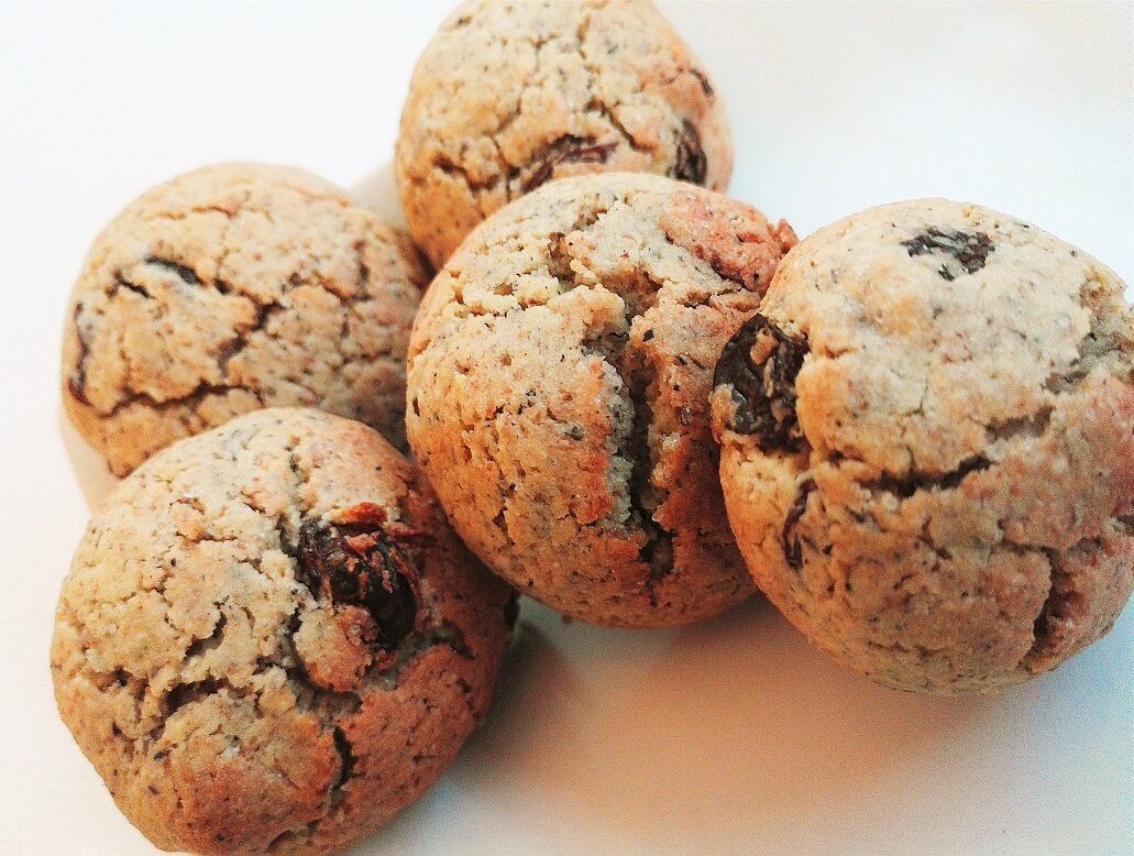 Biscotti al grano saraceno e uvetta
